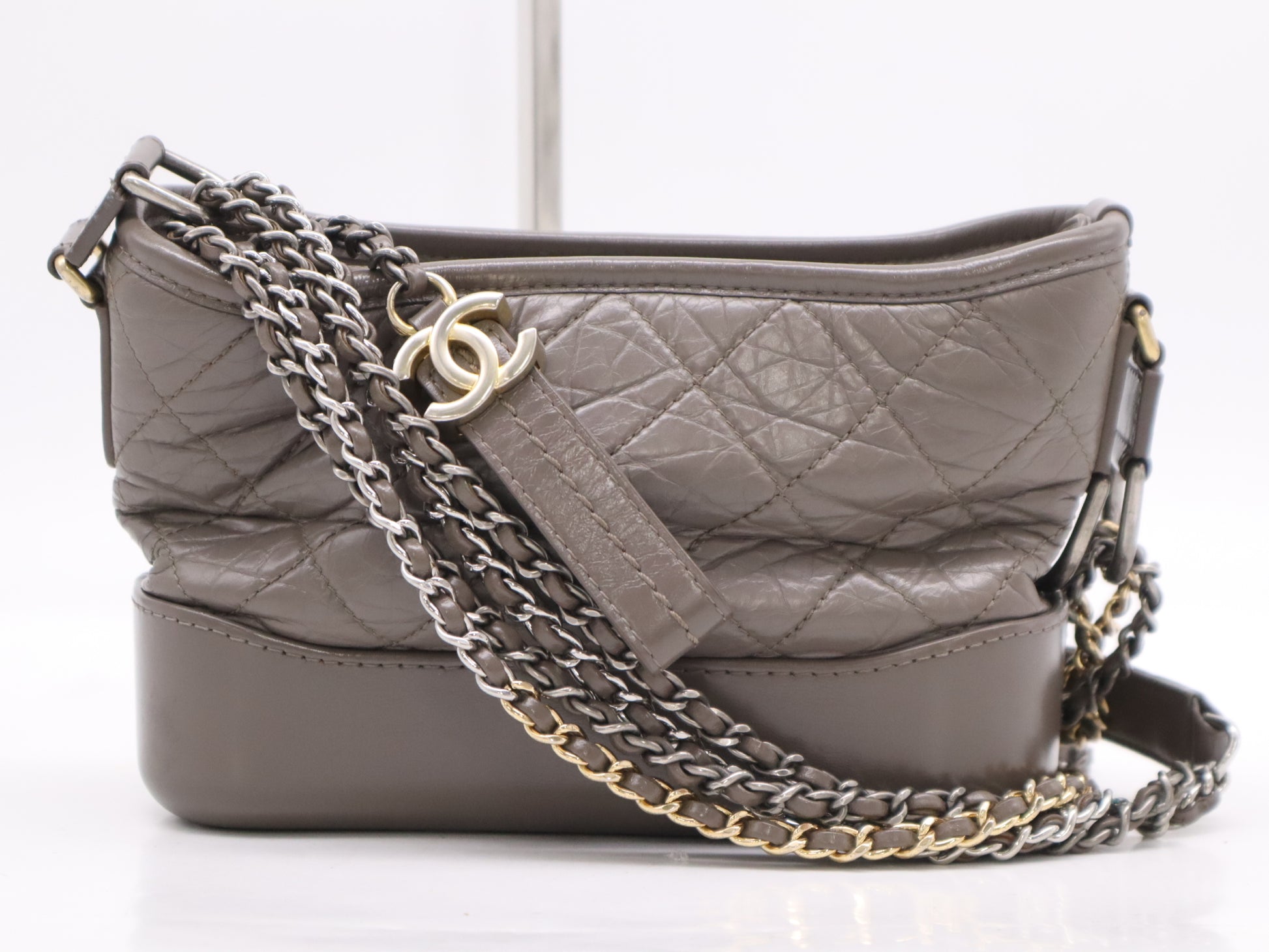 Chanel Gabrielle Hobo Quilted Aged Calfskin Small