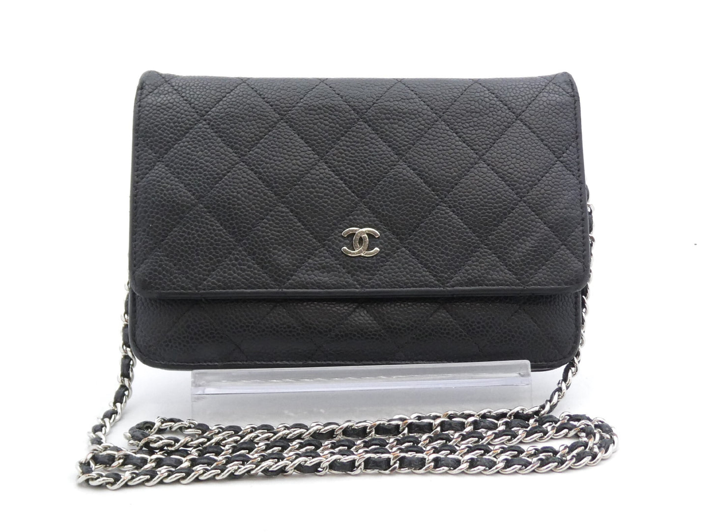 Chanel Wallet on Chain Quilted Caviar Leather Product Image