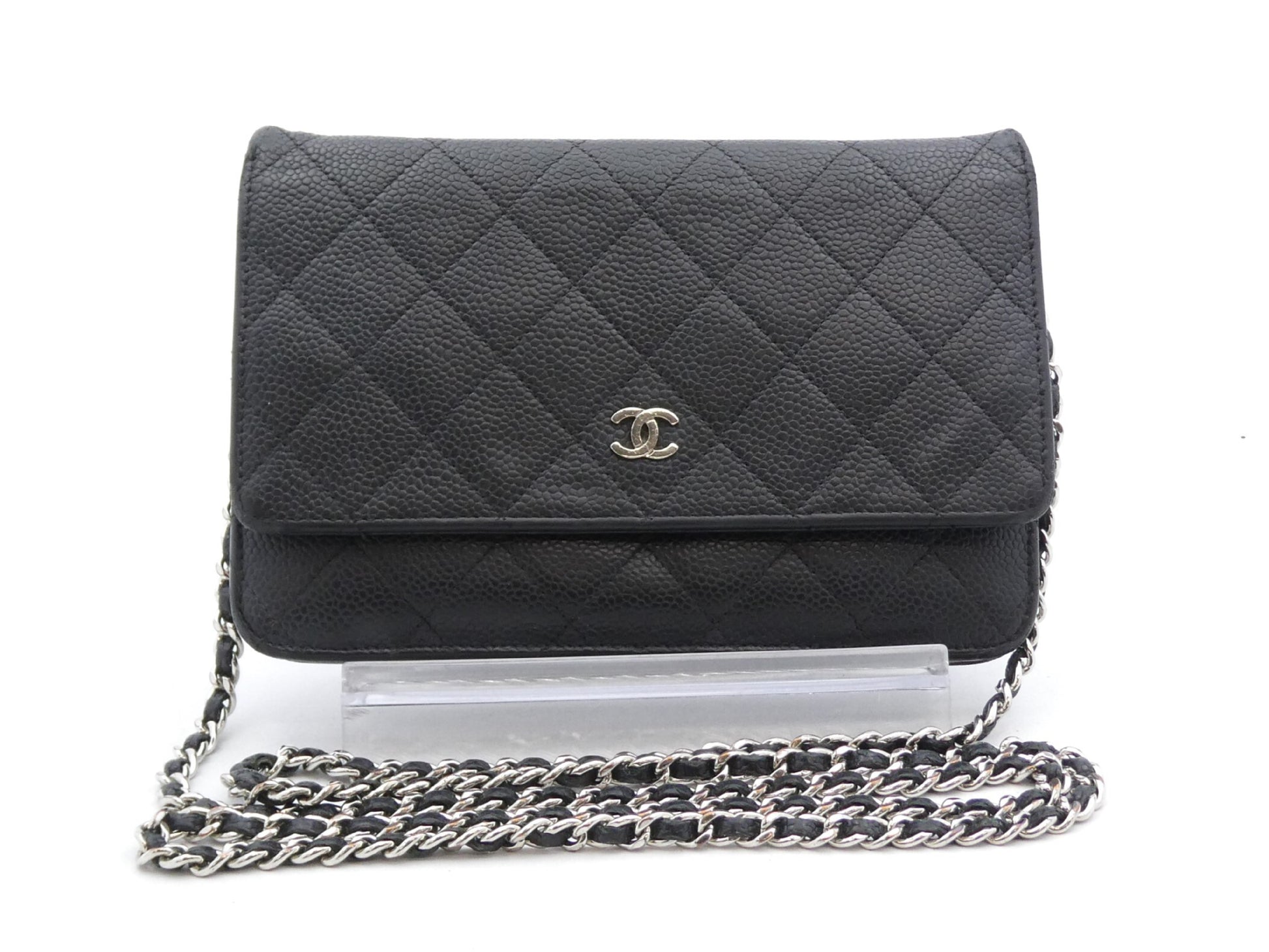 Chanel Wallet on Chain Quilted Caviar Leather Product Image