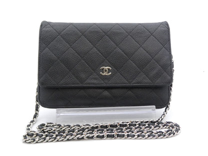 Chanel Wallet on Chain Quilted Caviar Leather Product Image