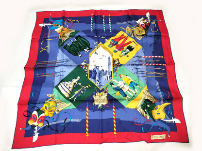 Hermes Carré 90 Le Carnaval de Venise 90