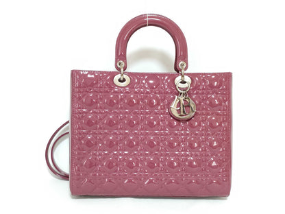 Christian Dior Lady Dior Patent Large