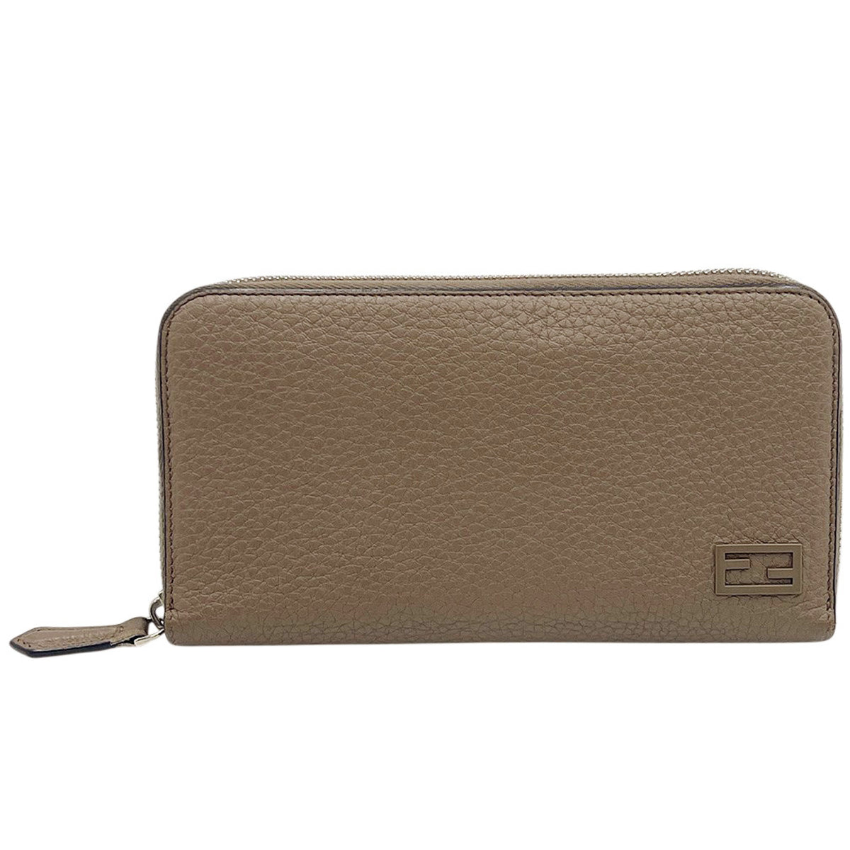Fendi Forever Zip Around Printed Leather Long
