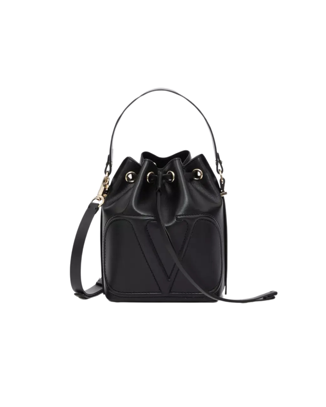 Valentino Garavani VLogo Walk Bucket Leather small