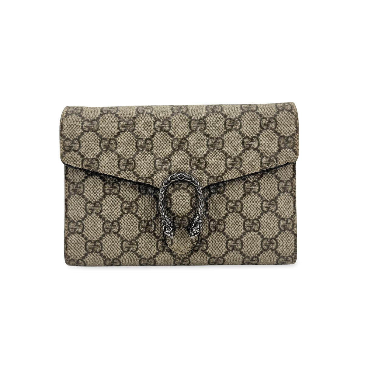 Gucci Dionysus Wristlet Clutch GG Coated Canvas with Leather Product Image