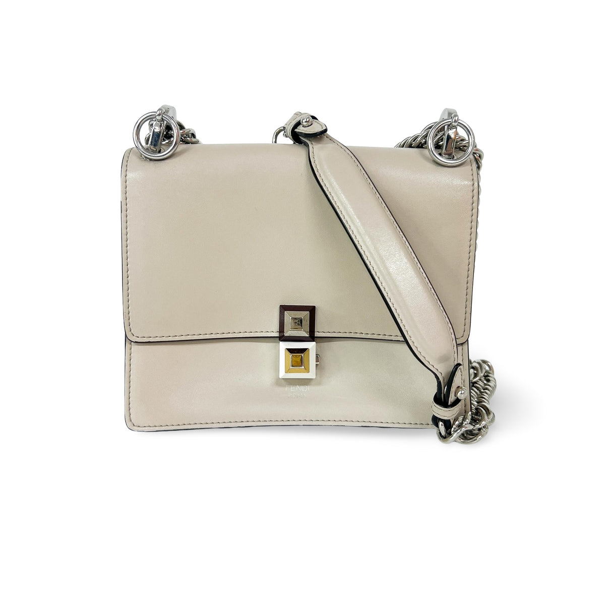 Fendi Kan I Leather Small
