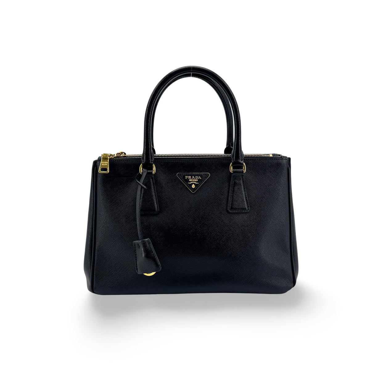 Prada Galleria Double Zip Saffiano Leather Mini