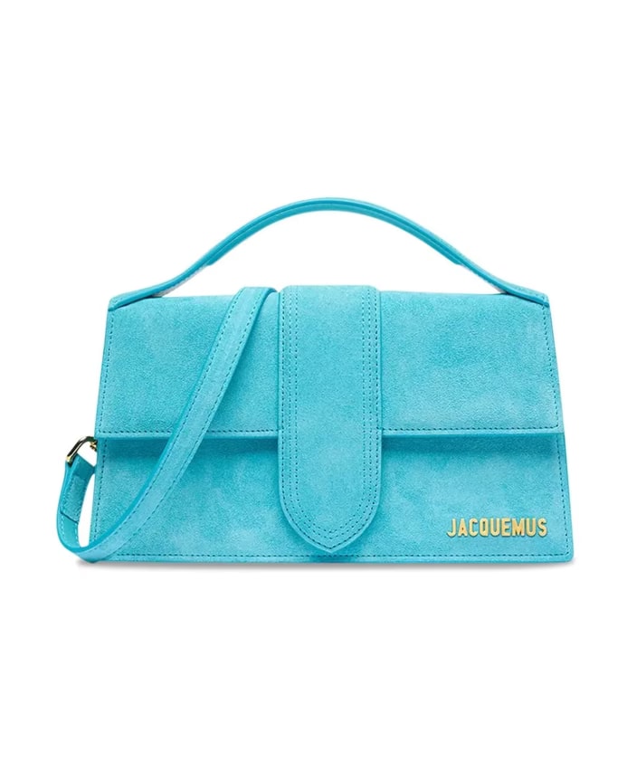 Jacquemus Le Grand Bambino Flap Suede Grand Bambino