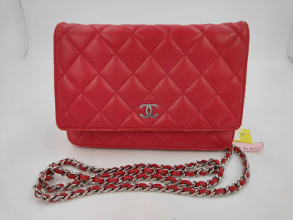 Chanel Timeless CC Wallet on Chain Quilted Goatskin Product Image