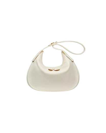 Valentino Garavani Ruffle Shoulder Bag Leather Large