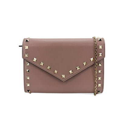 Valentino Garavani Rockstud Envelope Chain Leather Product Image