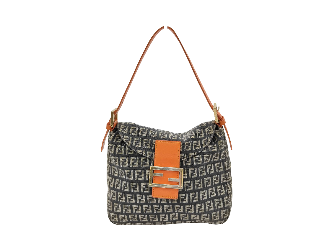 Fendi Zucchino Canvas Mamma Baguette canvas medium
