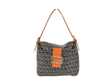 Fendi Zucchino Canvas Mamma Baguette canvas medium
