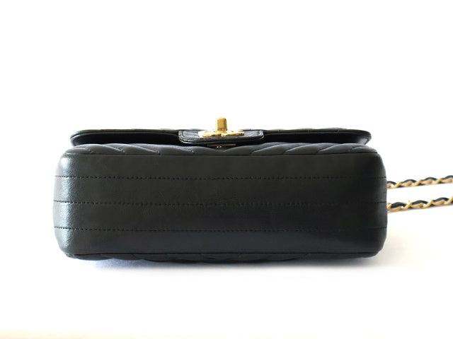 Chanel Shoulder Suede Patchwork Medium