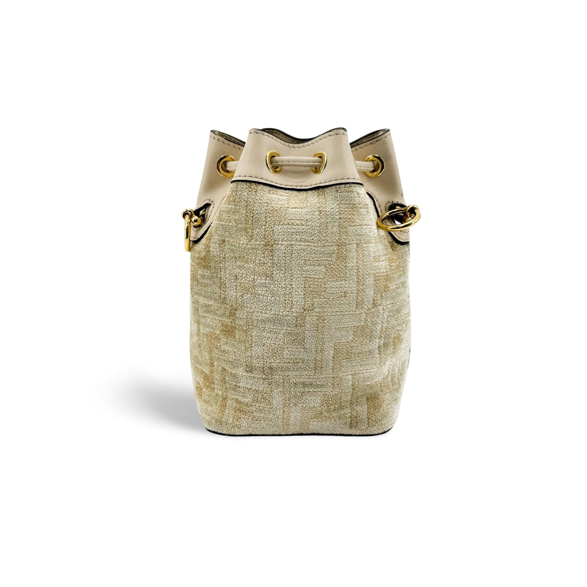 Fendi Mon Tresor Bucket Zucca Velvet Jacquard Mini