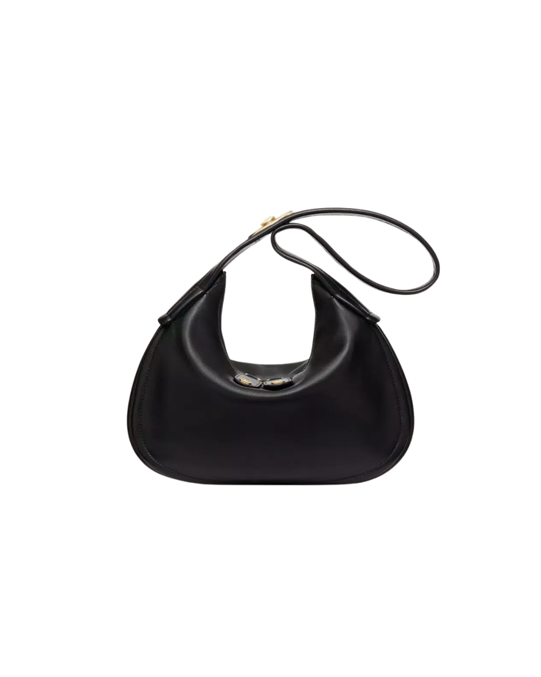 Prada Ruffle Hobo Nappa Leather Large