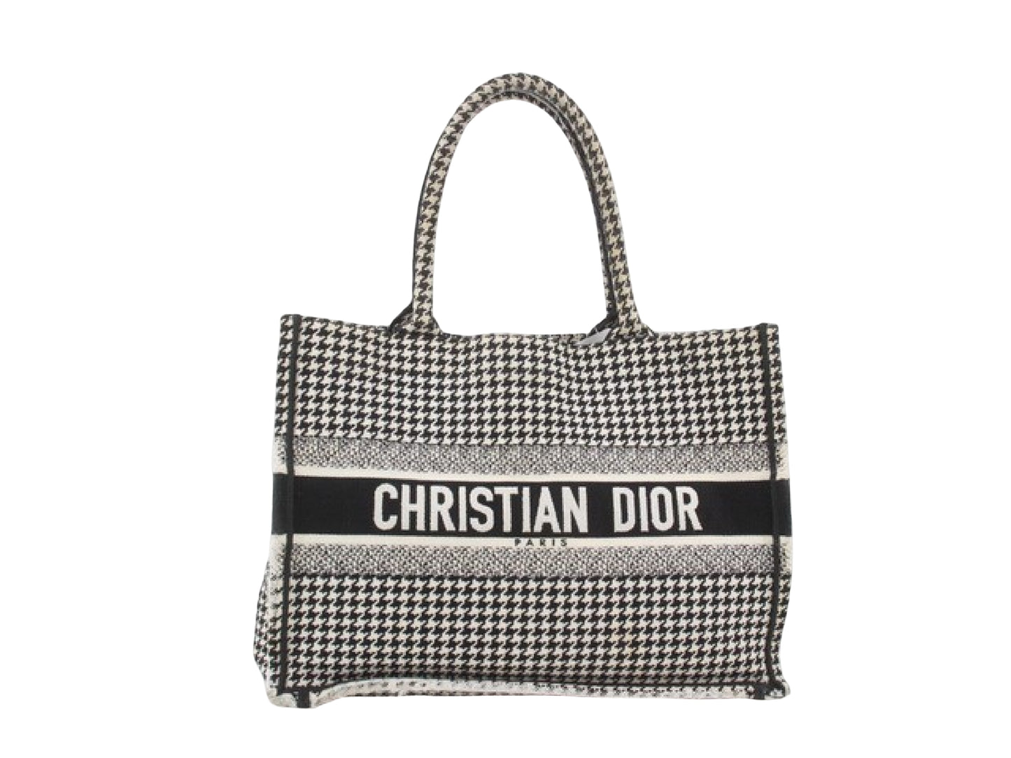Christian Dior Book Tote Embroidered Canvas Medium