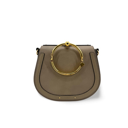 Chloe Nile Crocodile Embossed Leather Small