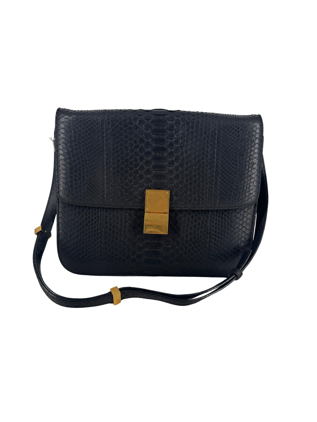 Celine Classic Box Python Large