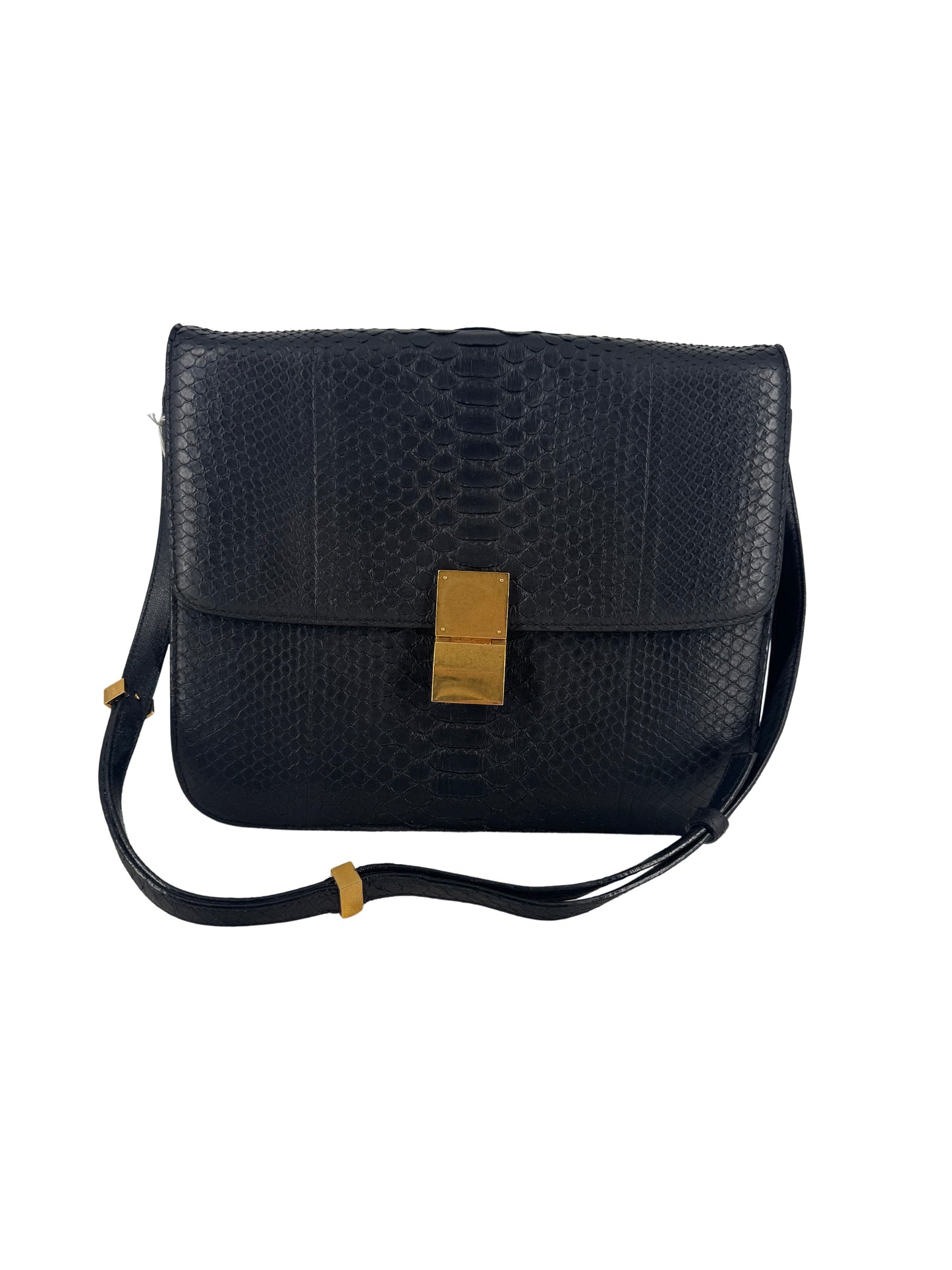 Celine Classic Box Python Large