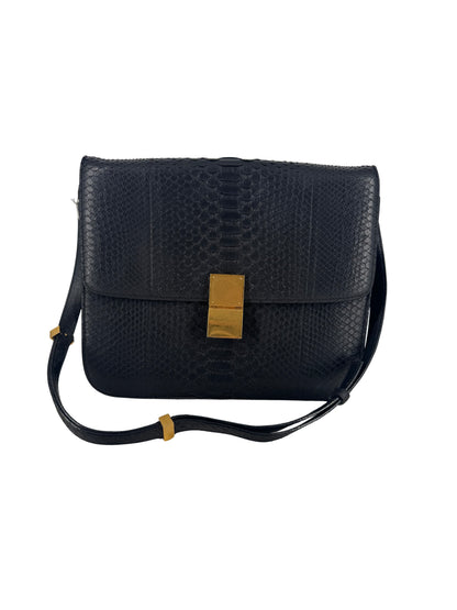 Celine Classic Box Python Large