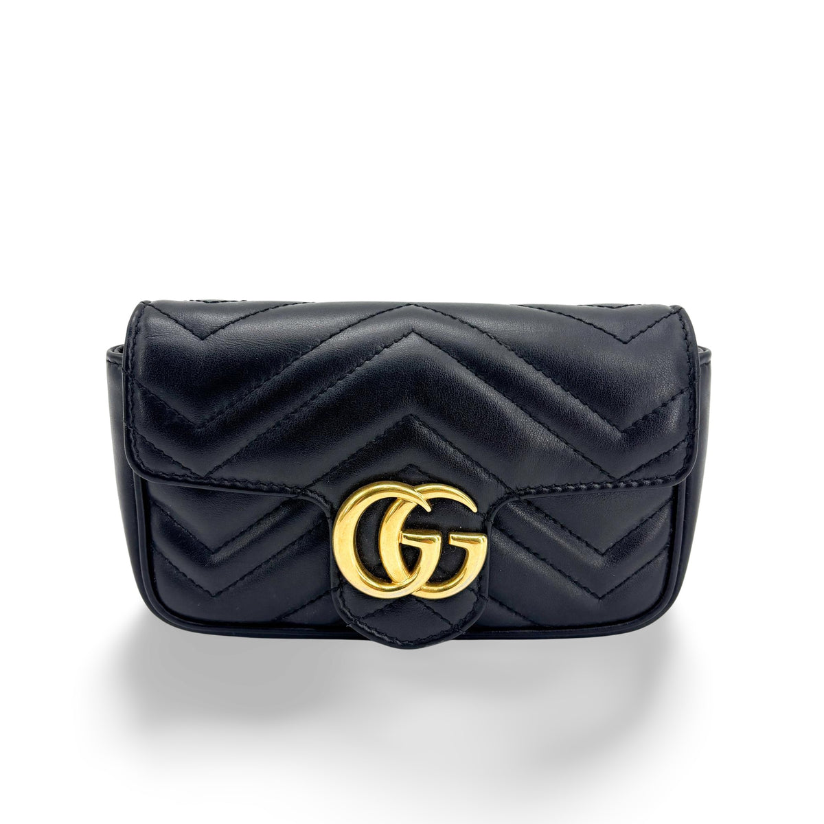 Gucci GG Marmont Flap Matelasse Leather Small