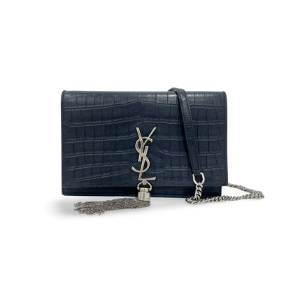 Saint Laurent Kate Crystal Embellished Patent Toy
