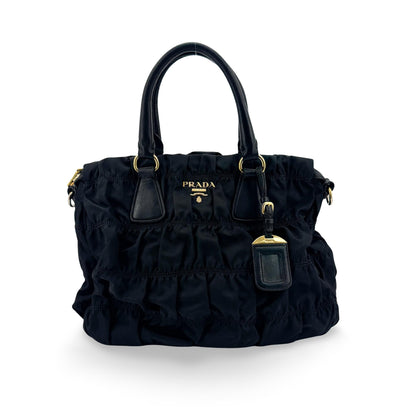 Prada Gaufre Convertible Tessuto Large