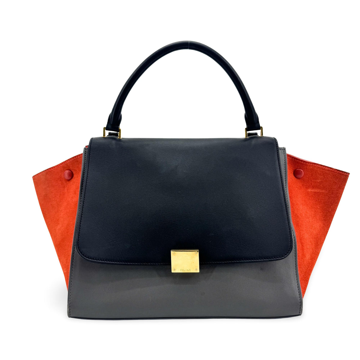 Celine Tricolor Trapeze Leather Medium