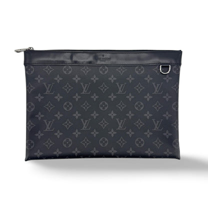 Louis Vuitton Discovery Pochette Monogram Eclipse Canvas GM