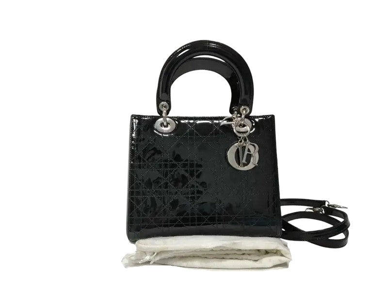 Christian Dior Lady Dior Patent Medium