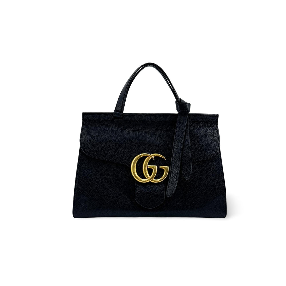 Gucci GG Marmont Top Handle Leather Small