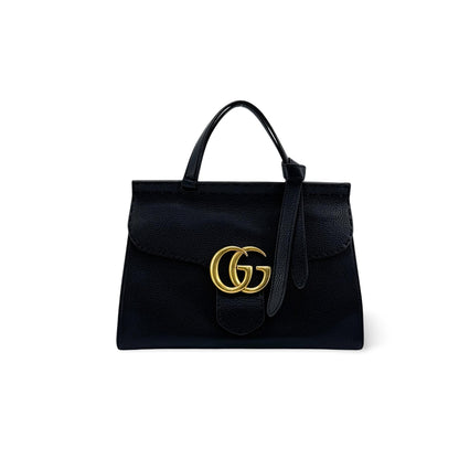Gucci GG Marmont Top Handle Leather Small
