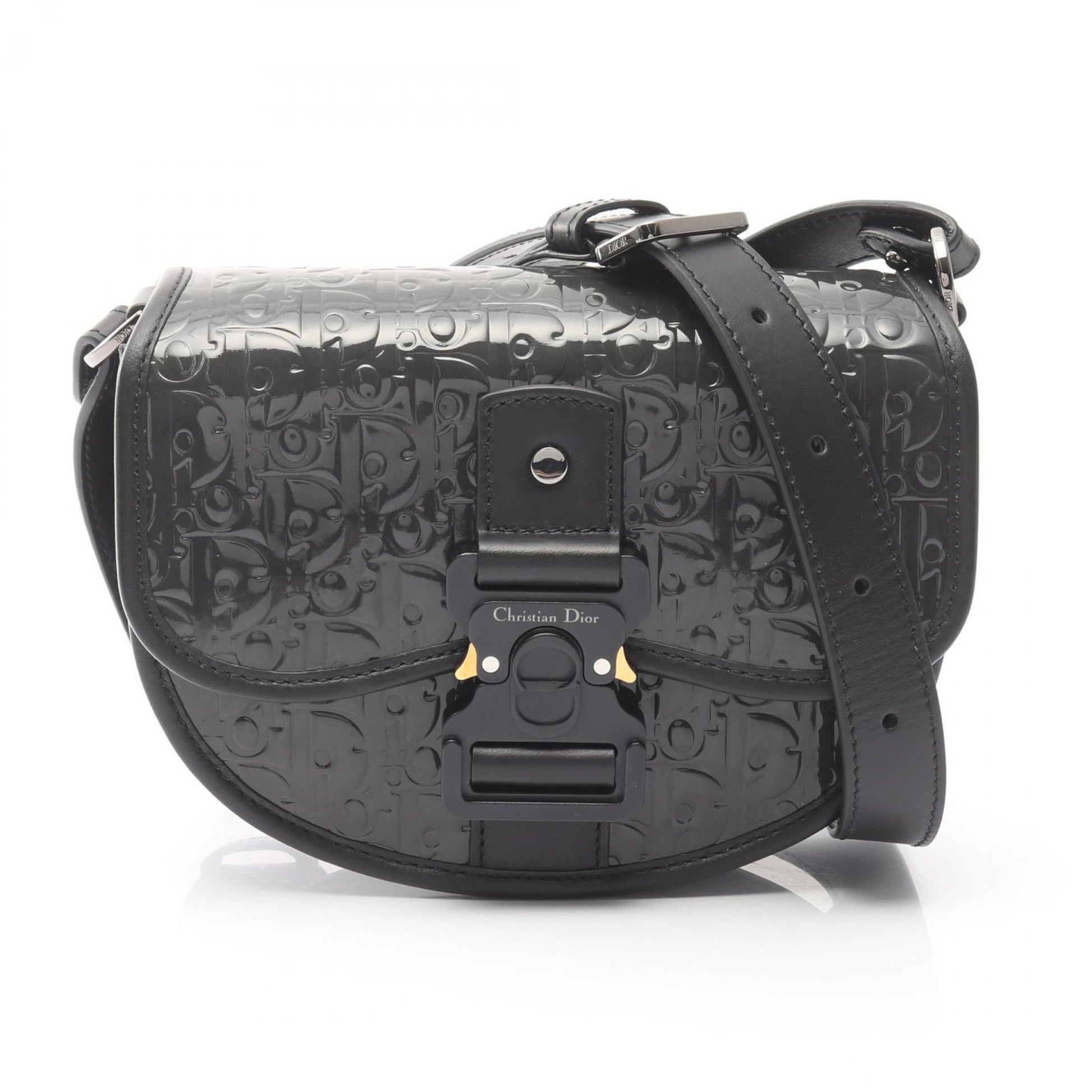 Christian Dior Saddle Messenger Patent Leather Product Image