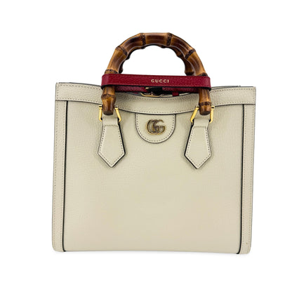 Gucci Diana NM Bamboo Handle Leather Small