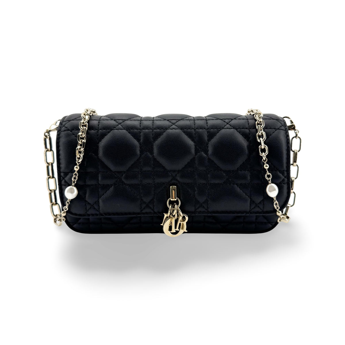 Christian Dior Lady Dior Chain Phone Cannage Quilt Lambskin Product Image