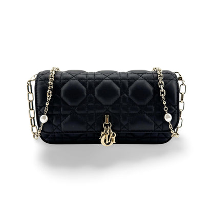 Christian Dior Lady Dior Chain Phone Cannage Quilt Lambskin Product Image