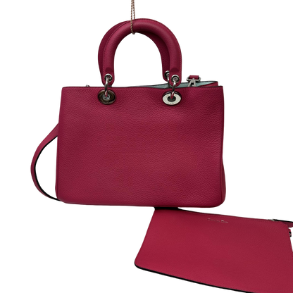 Christian Dior Diorissimo Leather with Sequins Medium