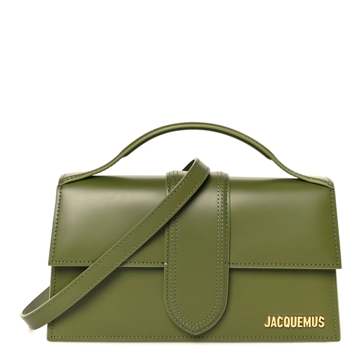 Jacquemus Le Bambinou Flap Leather Grand Bambino