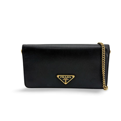 Prada Wallet on Chain Saffiano Leather Product Image