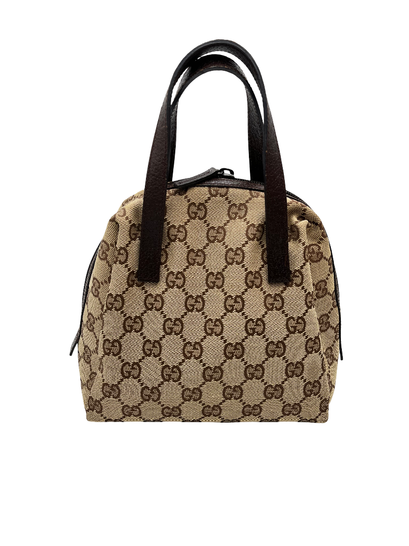 Gucci Zip Around Bowling GG Canvas Small