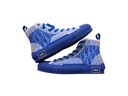 Christian Dior Men's B23 High-Top Sneakers Oblique Coated Canvas and PVC Product Image