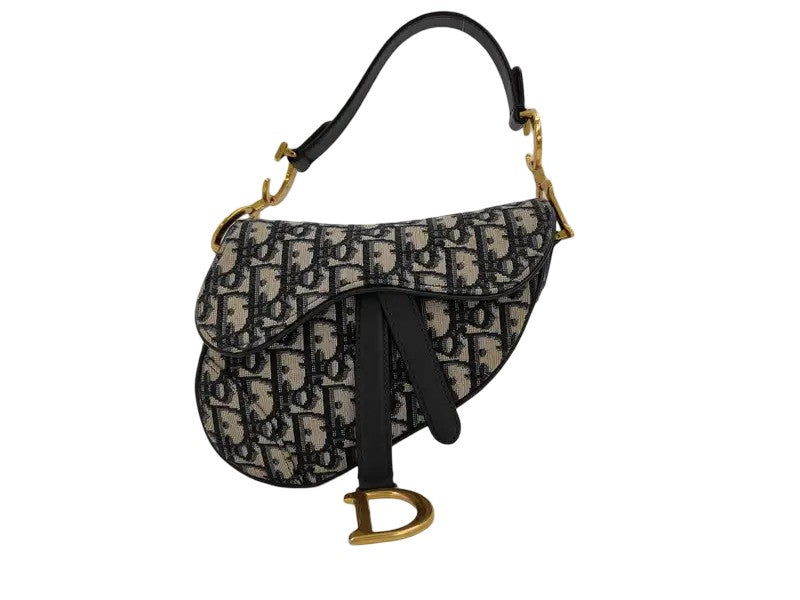 Christian Dior Saddle Oblique Canvas Mini