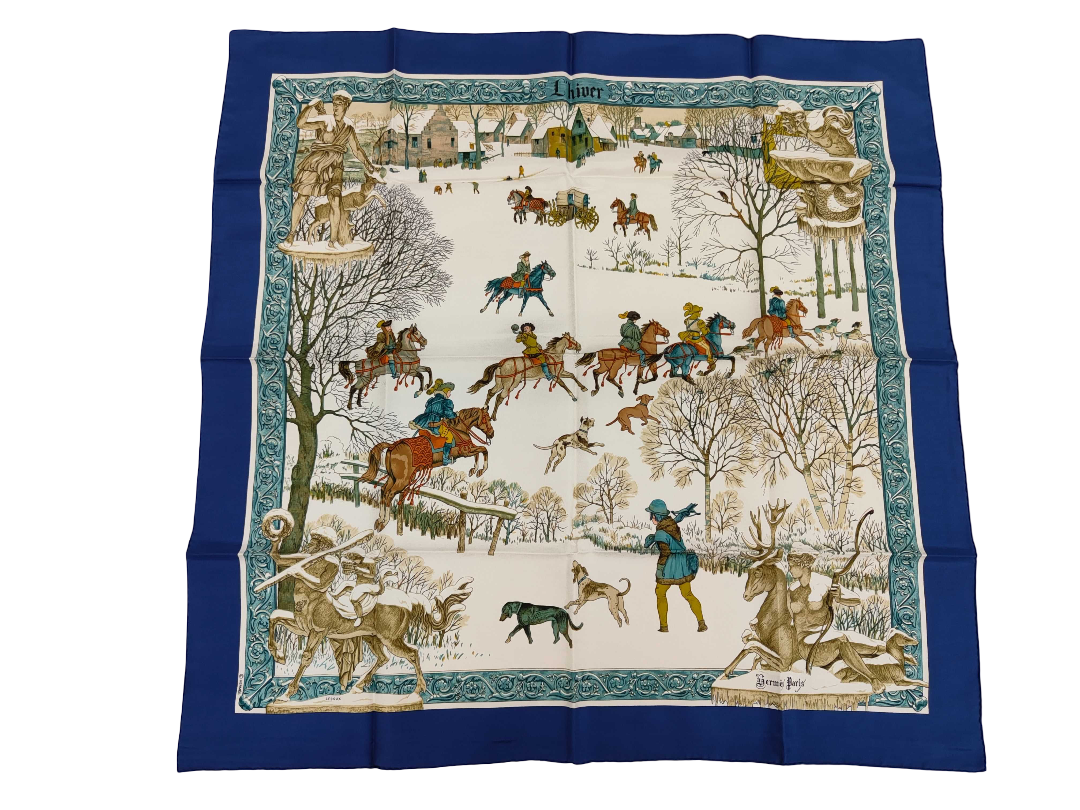 Hermes Carré 90 Silk multicolor 90 x 90