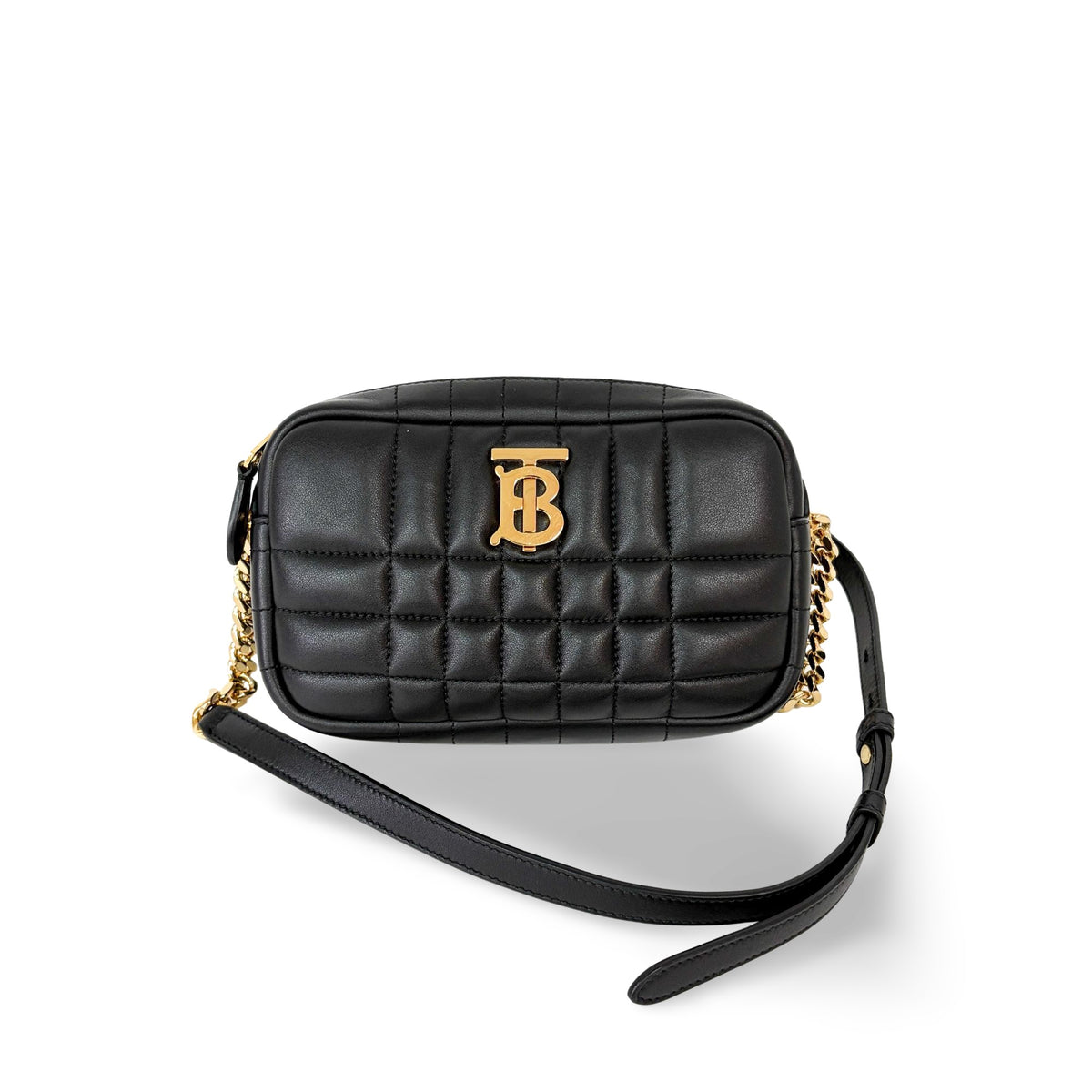 Burberry Lola Camera Quilted Leather Small