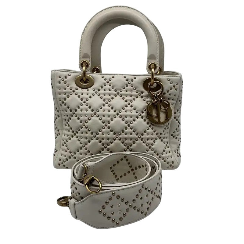 Christian Dior Lady Dior Studded Studded Cannage Medium