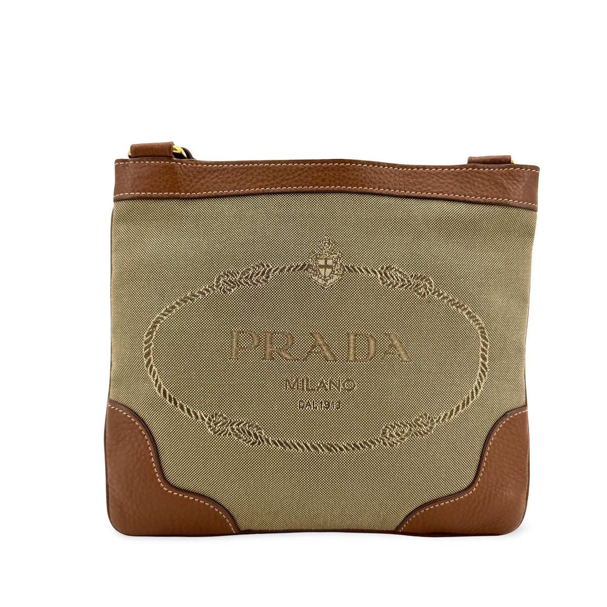 Prada Logo Canvas Small