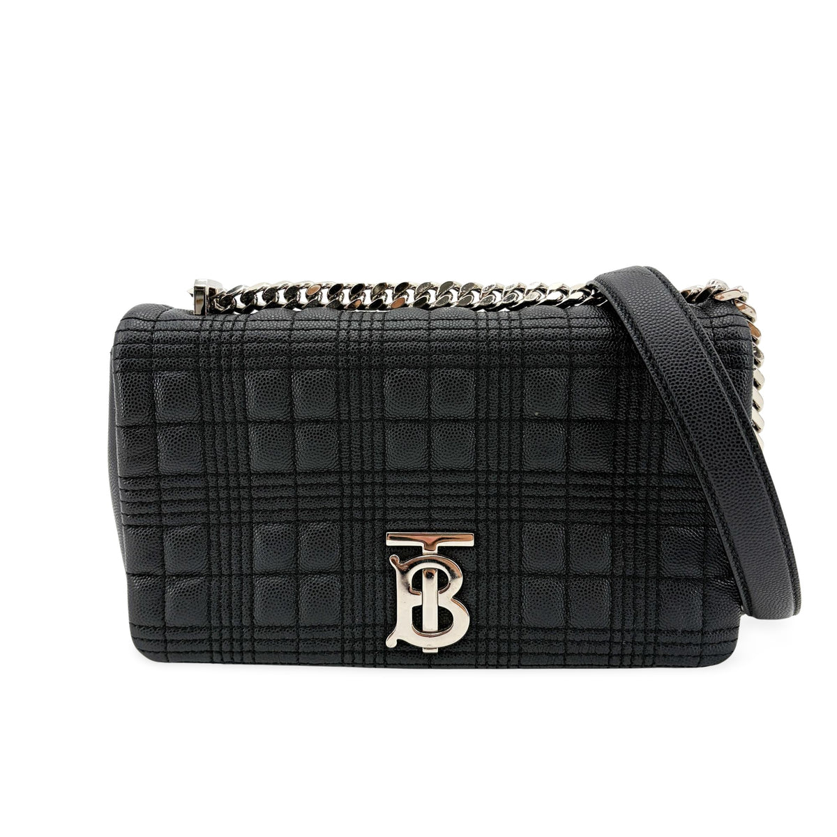 Burberry Lola Wallet on Chain Quilted Leather Product Image