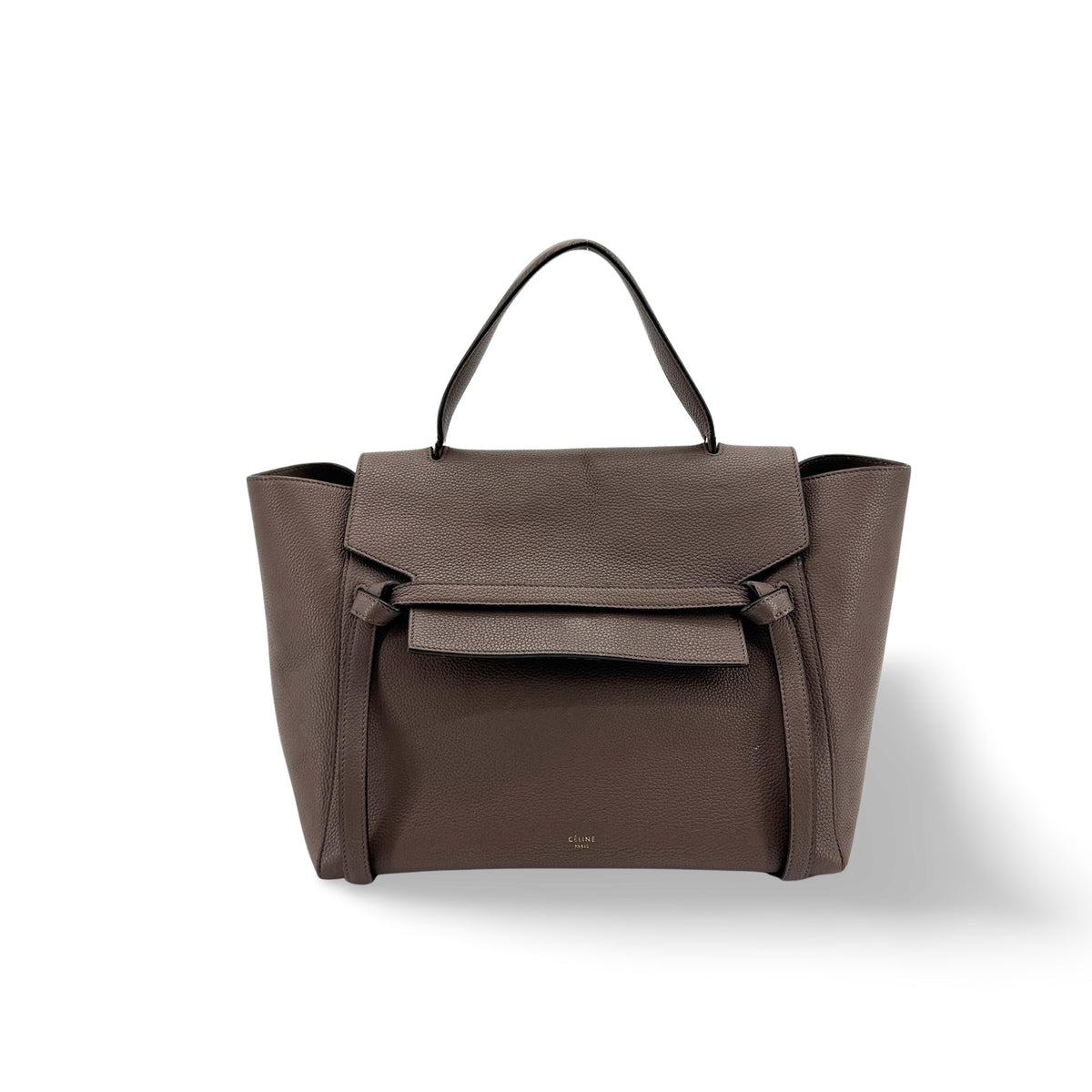 Celine Belt Textured Leather Micro