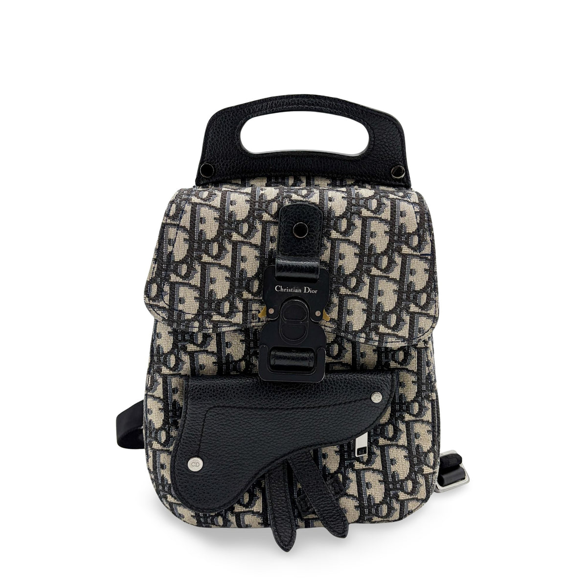 Christian Dior Saddle Oblique Canvas Mini